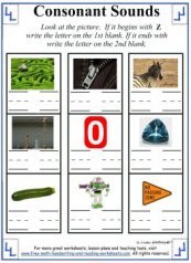 Letter Z Worksheets:Alphabet Lessons