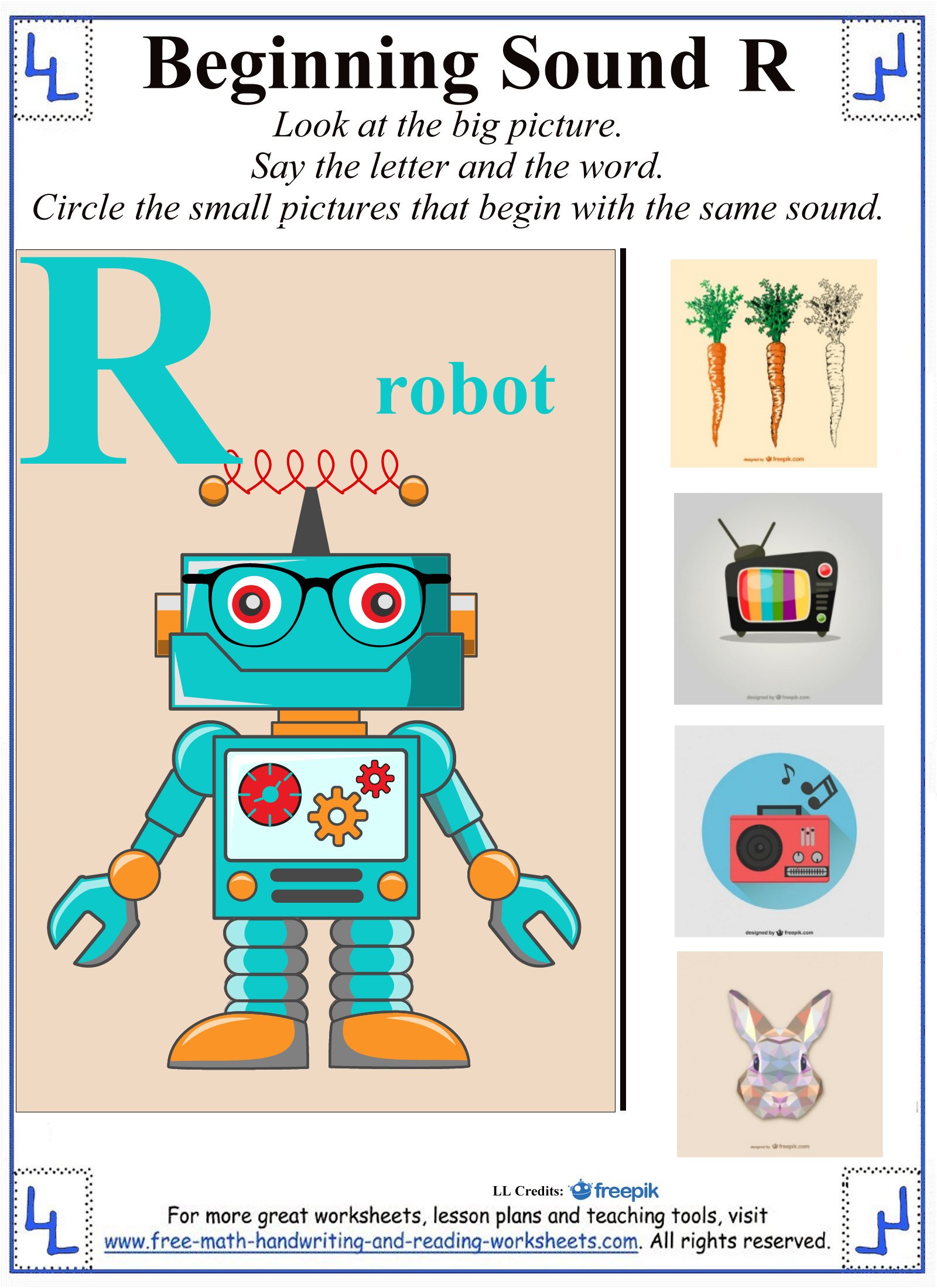 Letter R Worksheets Activities