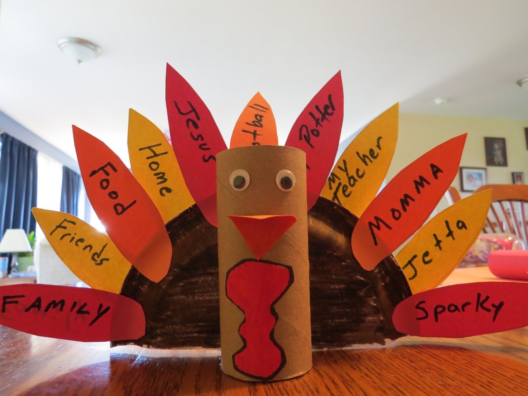 Thanksgiving Crafts For Kids Blessings Turkey