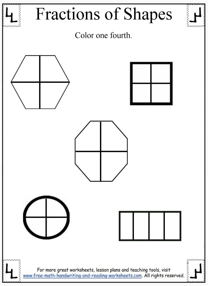 cutting shapes worksheet preschool
