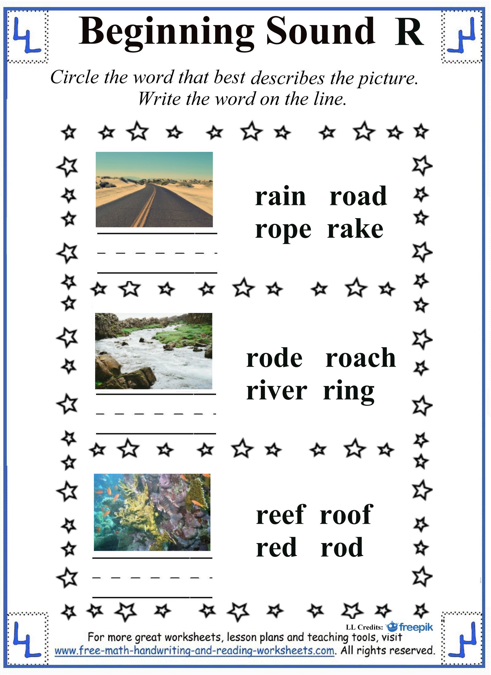 Letter R Worksheets Activities