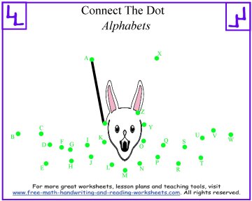 alphabet dot to dot puzzles