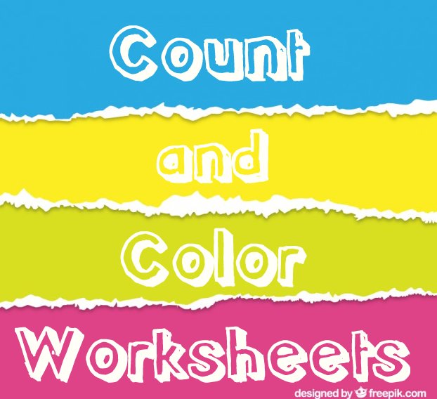 Counting Numbers:Count and Color Activity