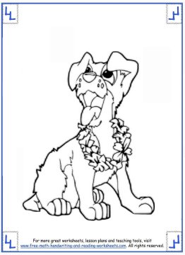 scamp coloring pages