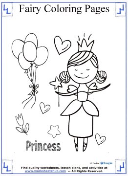 Fairy Coloring Pages