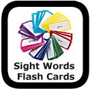 free kindergarten sight words printables flashcard
