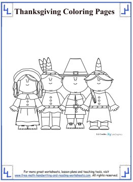 Thanksgiving Coloring Pages