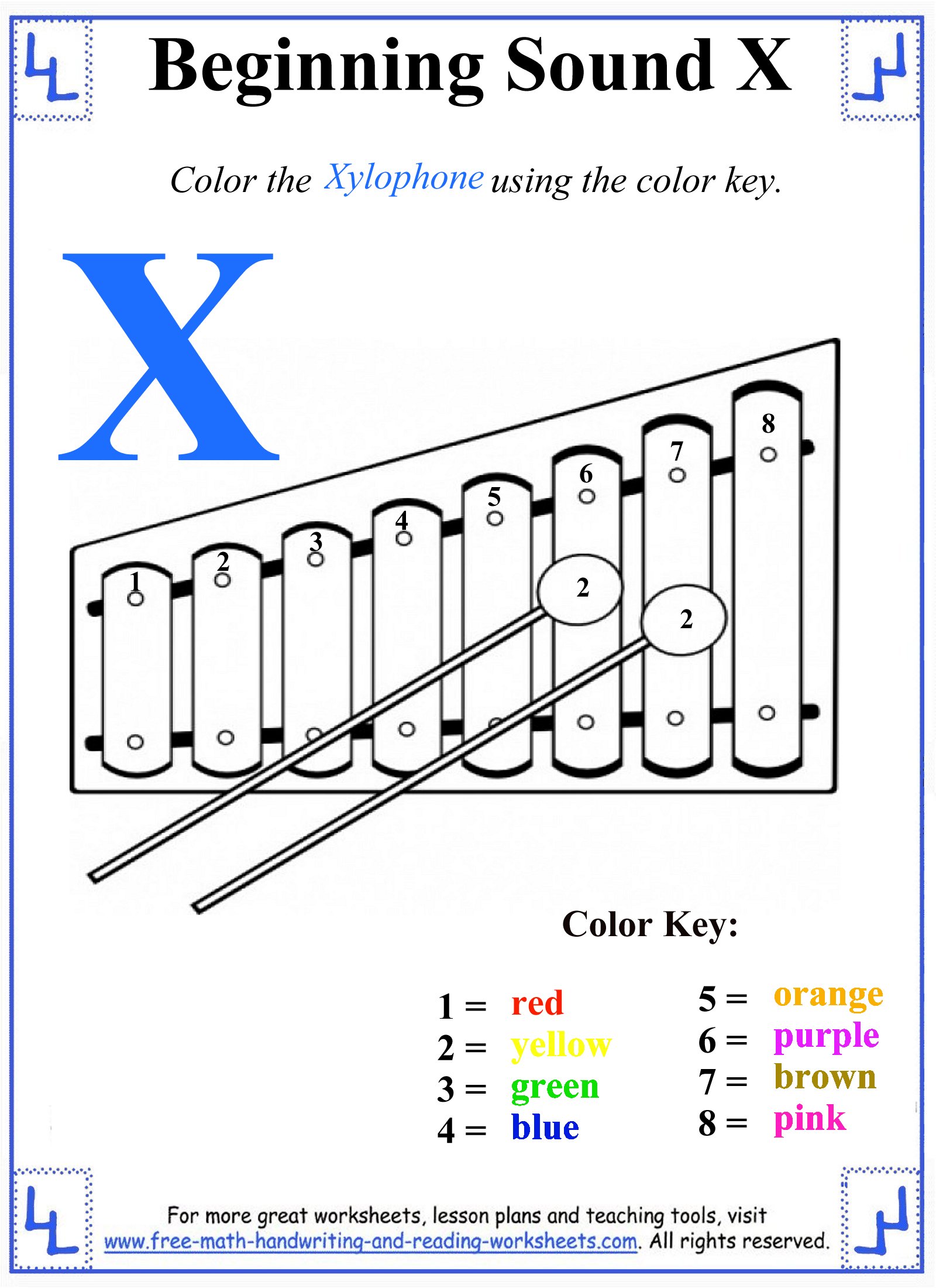 Letter X Worksheets For Toddlers Alphabetworksheetsfreecom Letter X 